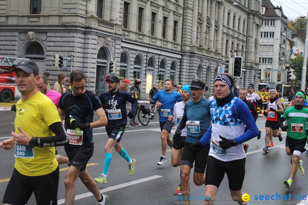 Swiss City Marathon: Lucerne Luzern Schweiz Switzerland, 28.10.2018