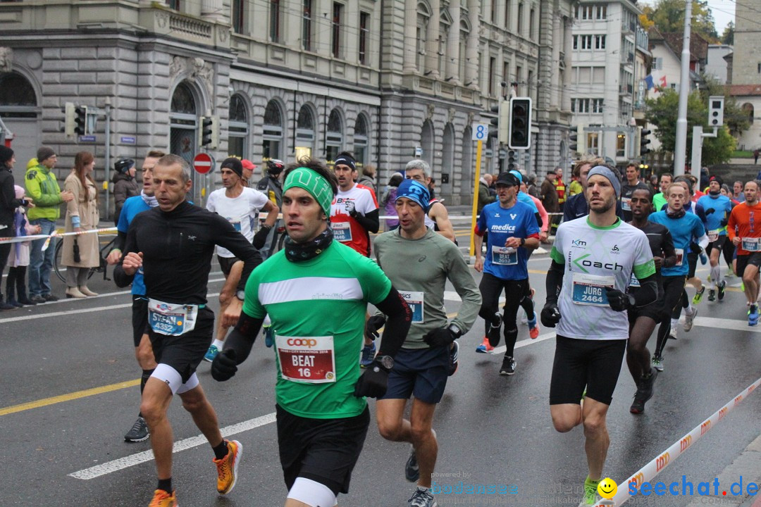 Swiss City Marathon: Lucerne Luzern Schweiz Switzerland, 28.10.2018