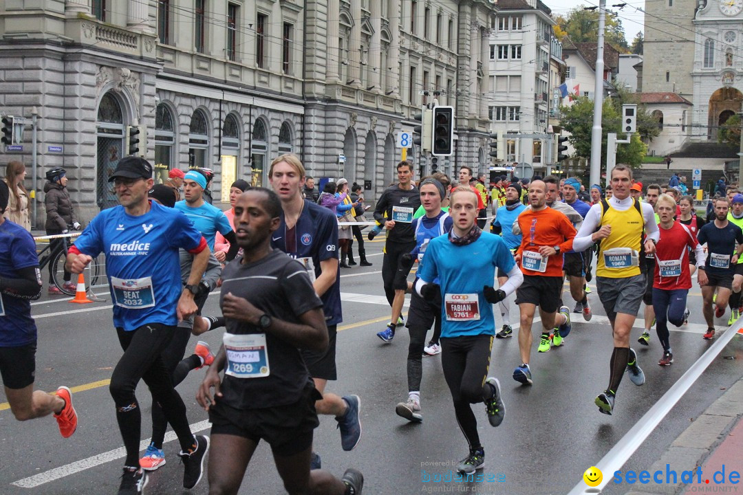 Swiss City Marathon: Lucerne Luzern Schweiz Switzerland, 28.10.2018