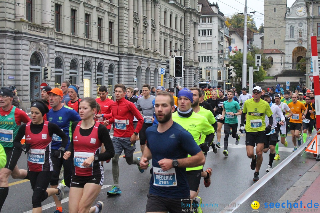 Swiss City Marathon: Lucerne Luzern Schweiz Switzerland, 28.10.2018