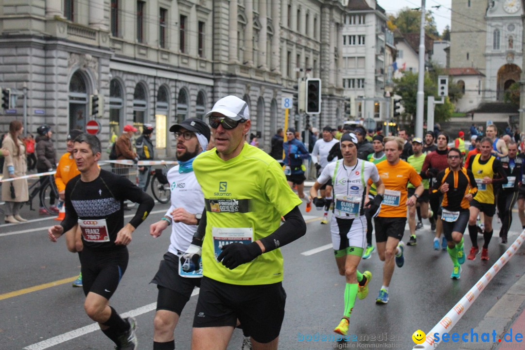 Swiss City Marathon: Lucerne Luzern Schweiz Switzerland, 28.10.2018