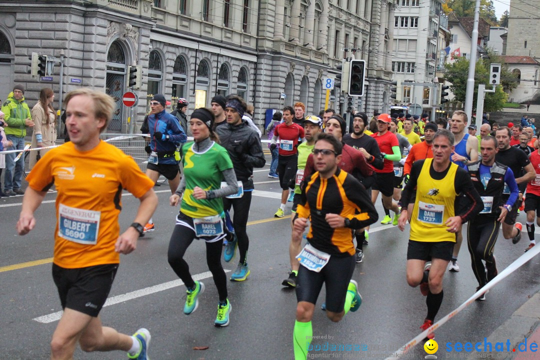 Swiss City Marathon: Lucerne Luzern Schweiz Switzerland, 28.10.2018