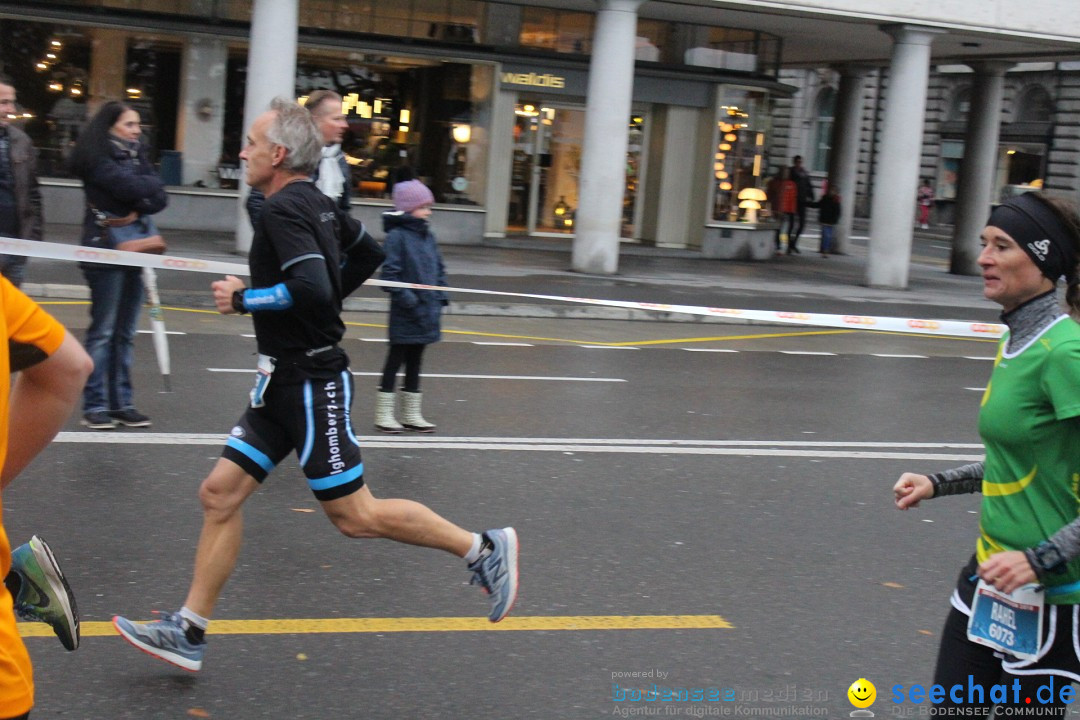 Swiss City Marathon: Lucerne Luzern Schweiz Switzerland, 28.10.2018