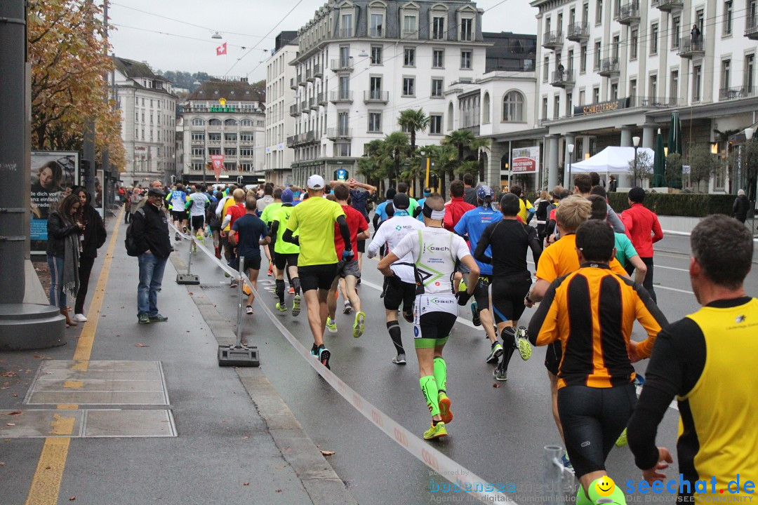 Swiss City Marathon: Lucerne Luzern Schweiz Switzerland, 28.10.2018