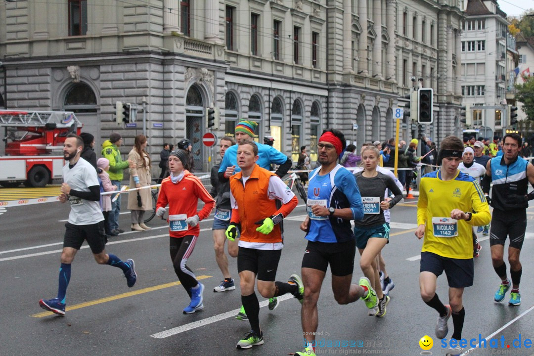 Swiss City Marathon: Lucerne Luzern Schweiz Switzerland, 28.10.2018