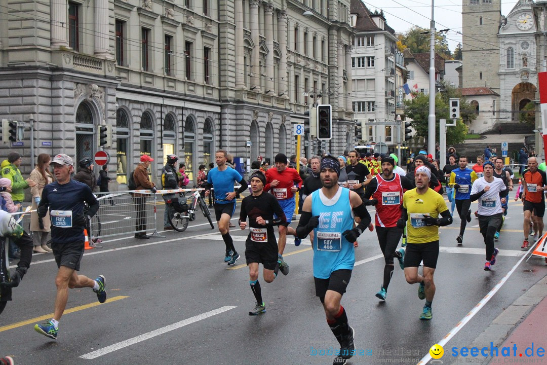 Swiss City Marathon: Lucerne Luzern Schweiz Switzerland, 28.10.2018