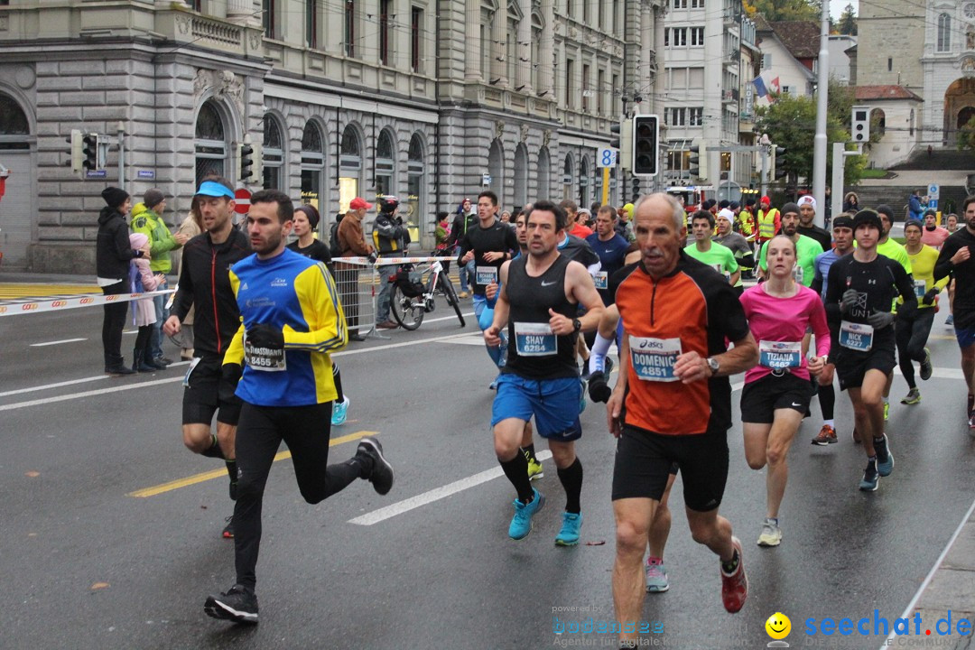 Swiss City Marathon: Lucerne Luzern Schweiz Switzerland, 28.10.2018