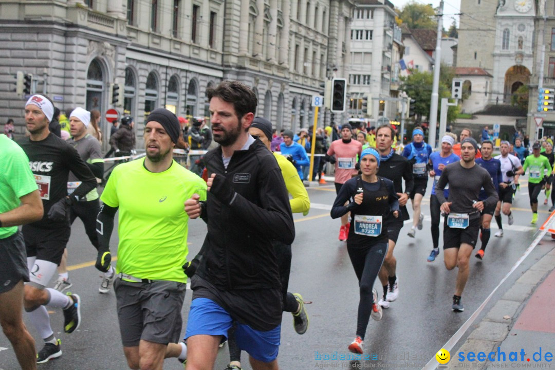 Swiss City Marathon: Lucerne Luzern Schweiz Switzerland, 28.10.2018