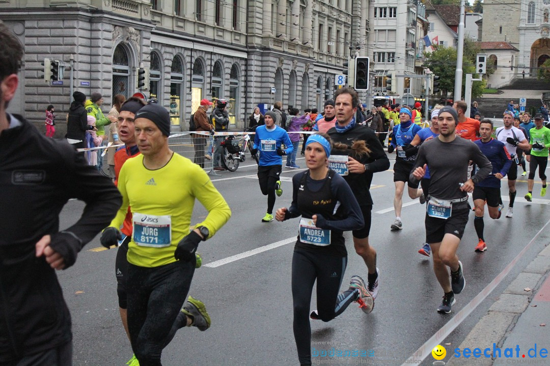 Swiss City Marathon: Lucerne Luzern Schweiz Switzerland, 28.10.2018