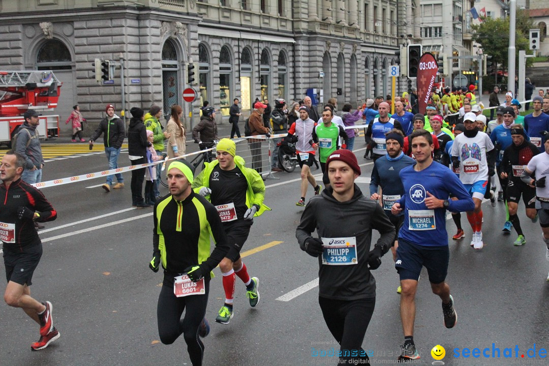 Swiss City Marathon: Lucerne Luzern Schweiz Switzerland, 28.10.2018