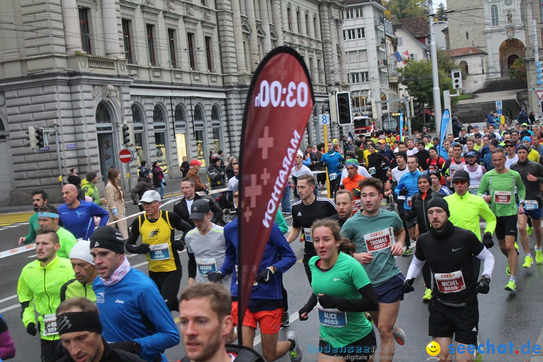 Swiss City Marathon: Lucerne Luzern Schweiz Switzerland, 28.10.2018