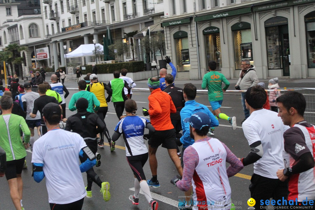 Swiss City Marathon: Lucerne Luzern Schweiz Switzerland, 28.10.2018