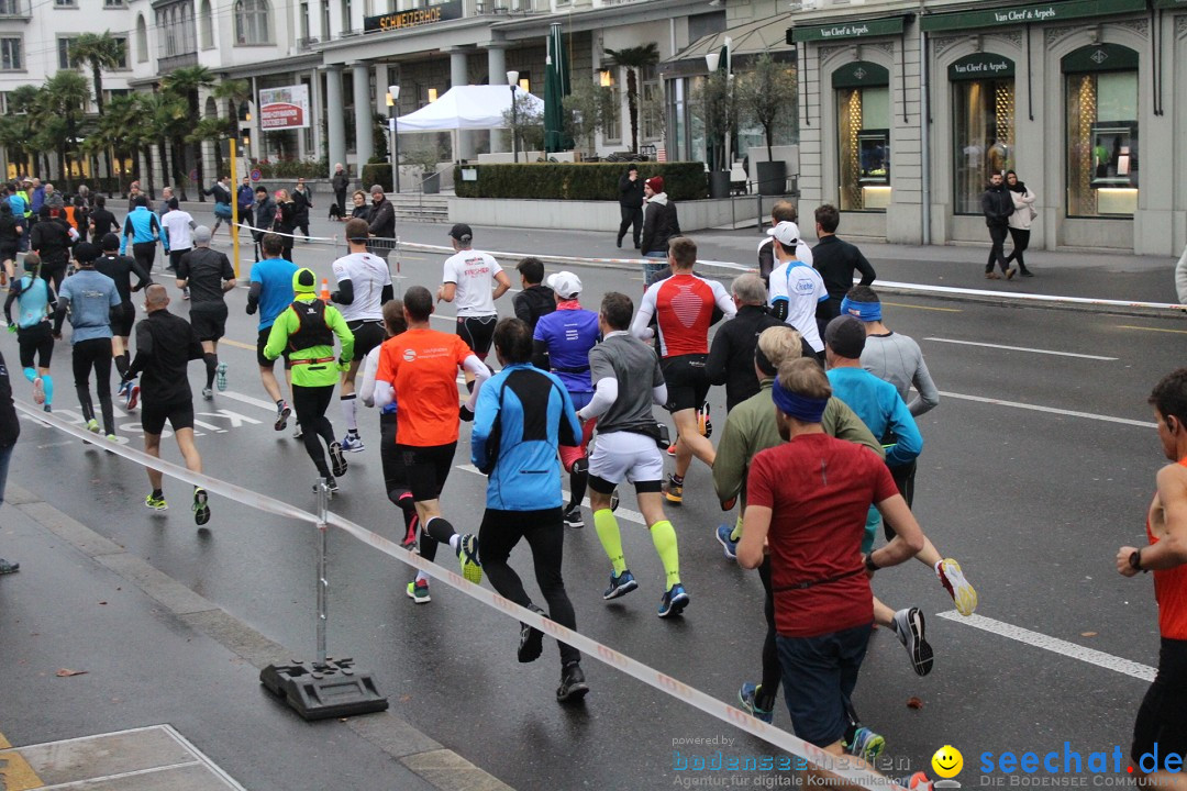 Swiss City Marathon: Lucerne Luzern Schweiz Switzerland, 28.10.2018