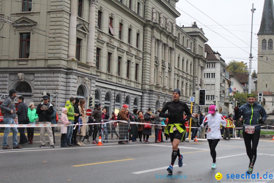 Swiss City Marathon: Lucerne Luzern Schweiz Switzerland, 28.10.2018