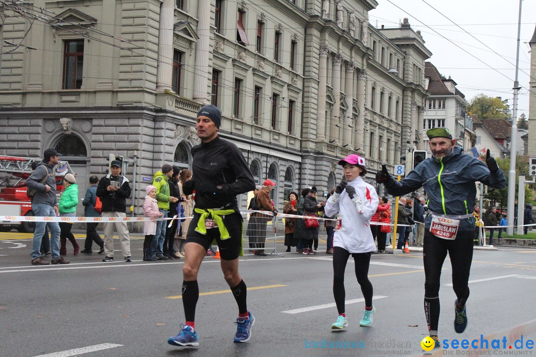 Swiss City Marathon: Lucerne Luzern Schweiz Switzerland, 28.10.2018