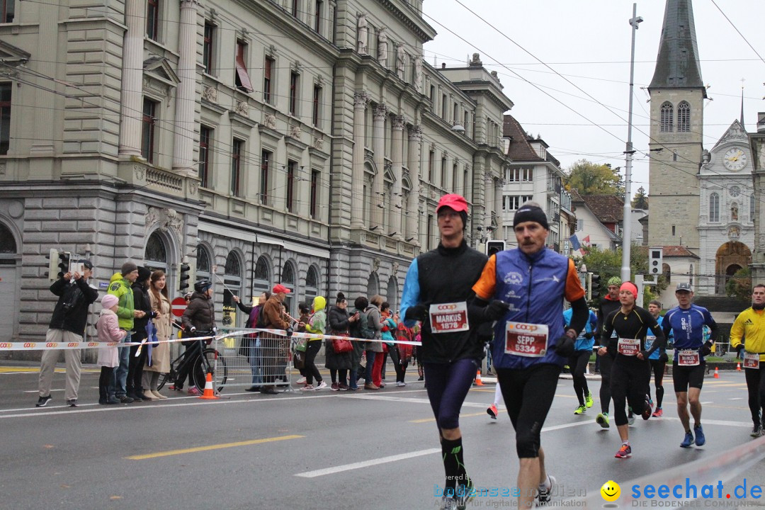 Swiss City Marathon: Lucerne Luzern Schweiz Switzerland, 28.10.2018