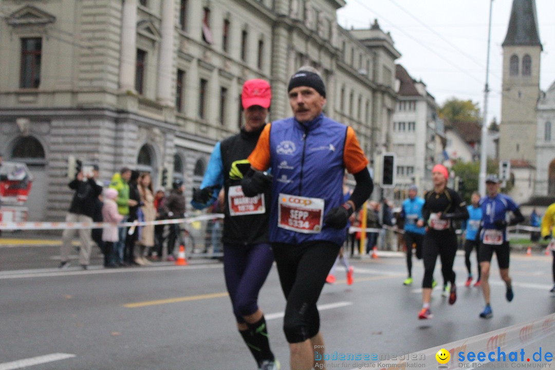 Swiss City Marathon: Lucerne Luzern Schweiz Switzerland, 28.10.2018