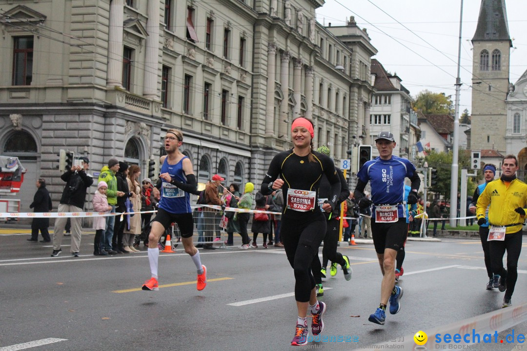 Swiss City Marathon: Lucerne Luzern Schweiz Switzerland, 28.10.2018