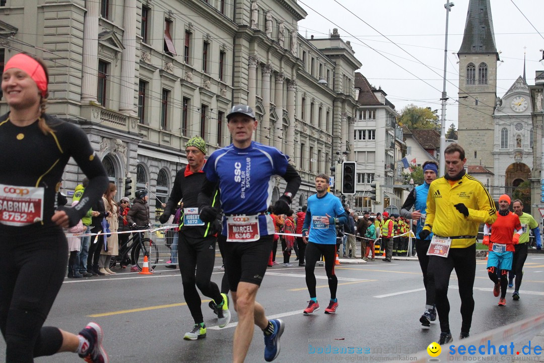 Swiss City Marathon: Lucerne Luzern Schweiz Switzerland, 28.10.2018