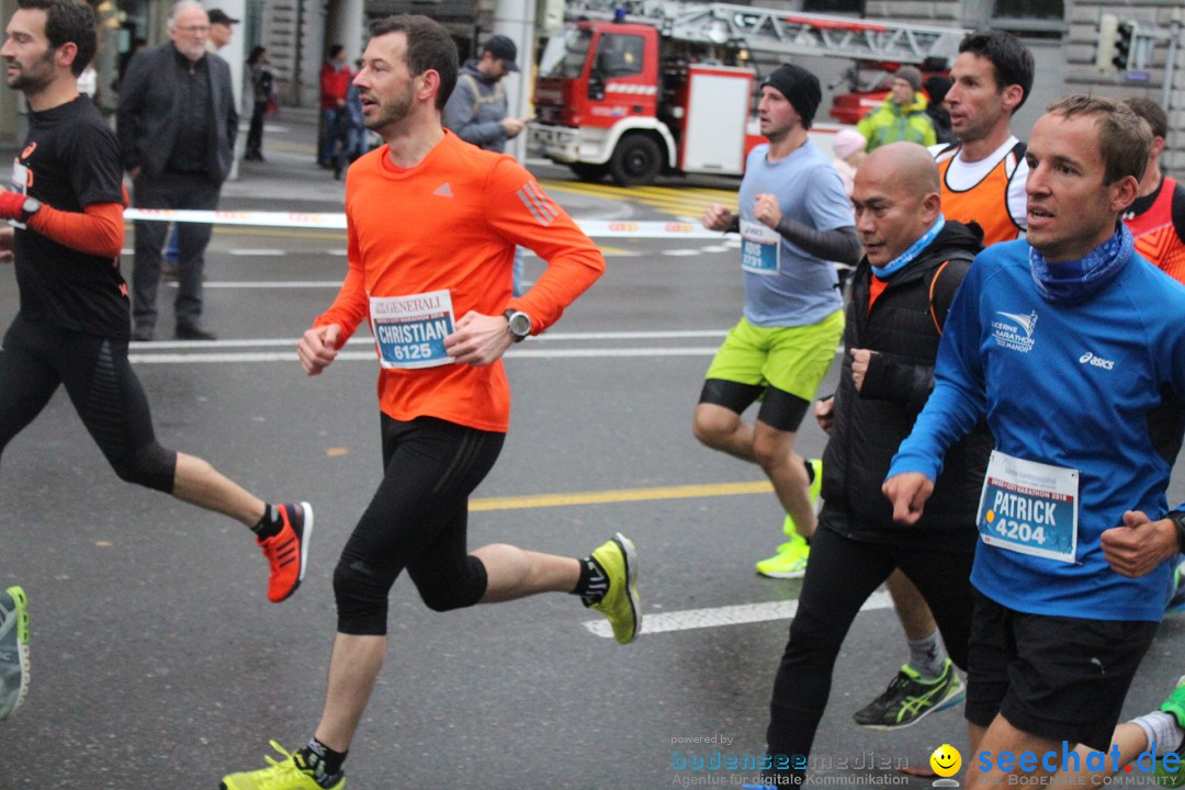 Swiss City Marathon: Lucerne Luzern Schweiz Switzerland, 28.10.2018