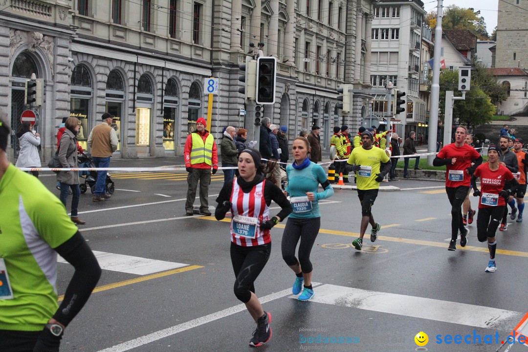 Swiss City Marathon: Lucerne Luzern Schweiz Switzerland, 28.10.2018