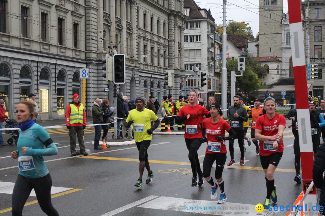 Swiss City Marathon: Lucerne Luzern Schweiz Switzerland, 28.10.2018