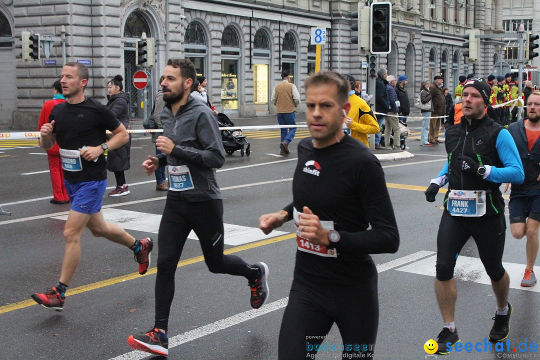 Swiss City Marathon: Lucerne Luzern Schweiz Switzerland, 28.10.2018