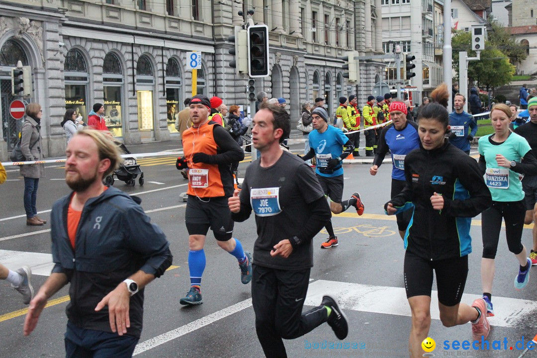 Swiss City Marathon: Lucerne Luzern Schweiz Switzerland, 28.10.2018