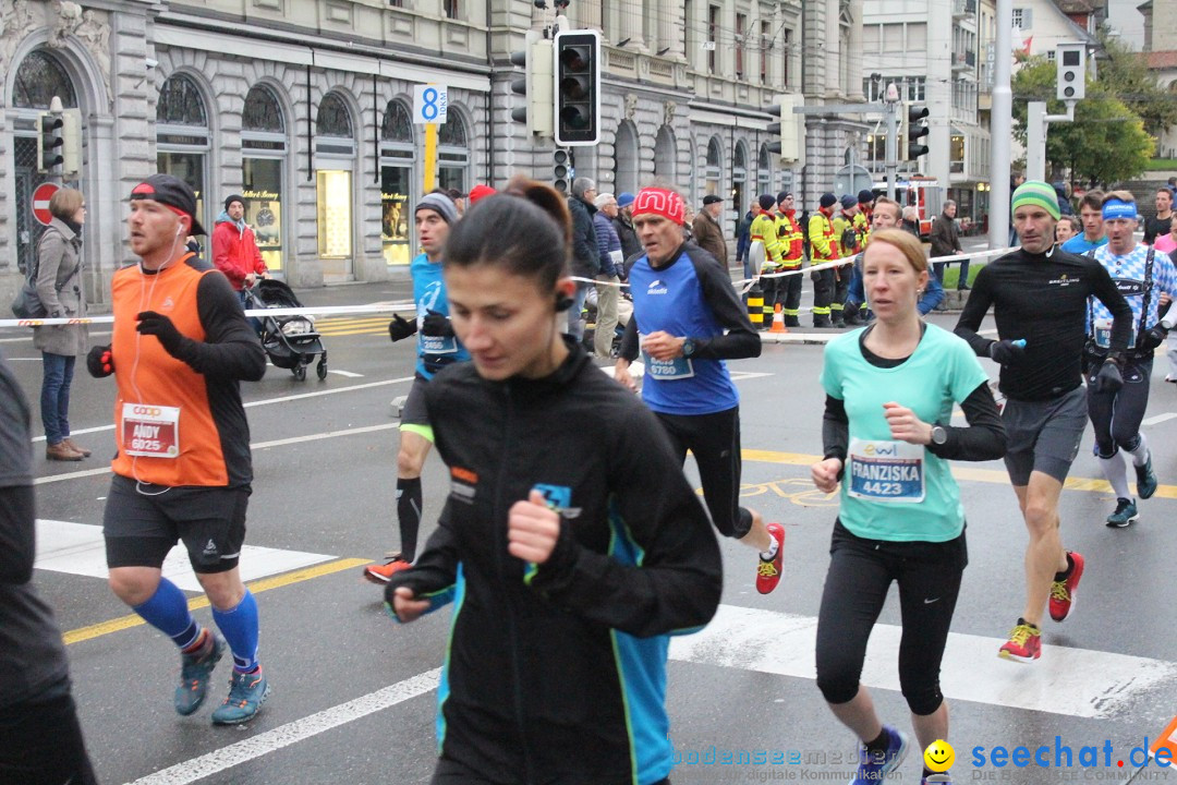 Swiss City Marathon: Lucerne Luzern Schweiz Switzerland, 28.10.2018