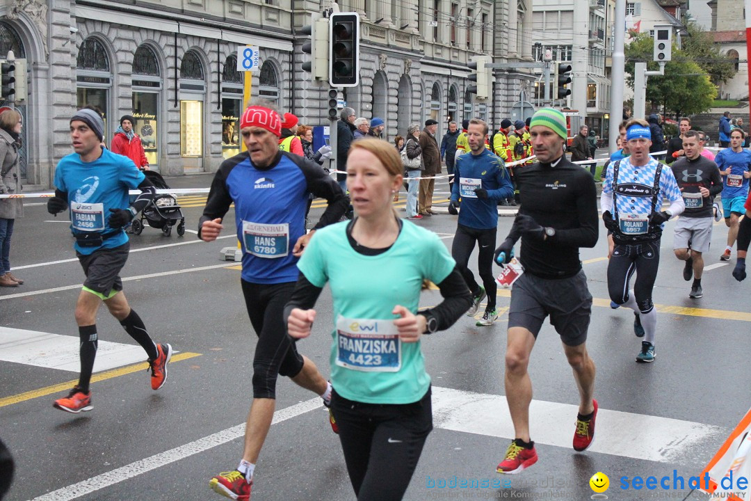 Swiss City Marathon: Lucerne Luzern Schweiz Switzerland, 28.10.2018