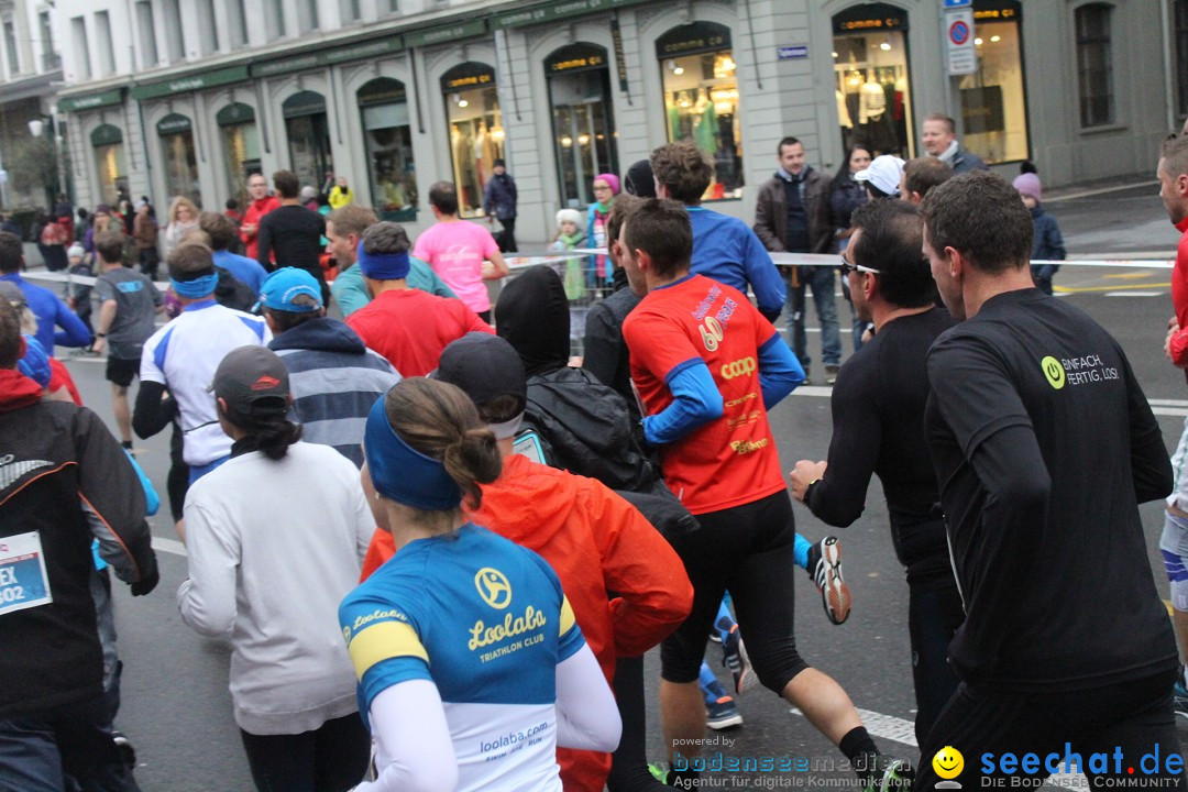 Swiss City Marathon: Lucerne Luzern Schweiz Switzerland, 28.10.2018