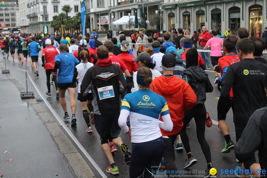 Swiss City Marathon: Lucerne Luzern Schweiz Switzerland, 28.10.2018