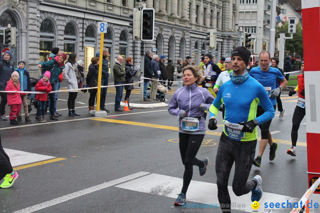 Swiss City Marathon: Lucerne Luzern Schweiz Switzerland, 28.10.2018