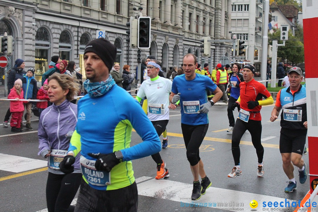 Swiss City Marathon: Lucerne Luzern Schweiz Switzerland, 28.10.2018