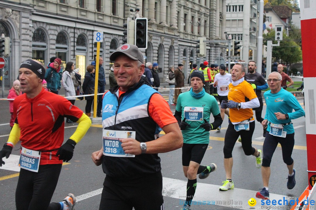 Swiss City Marathon: Lucerne Luzern Schweiz Switzerland, 28.10.2018