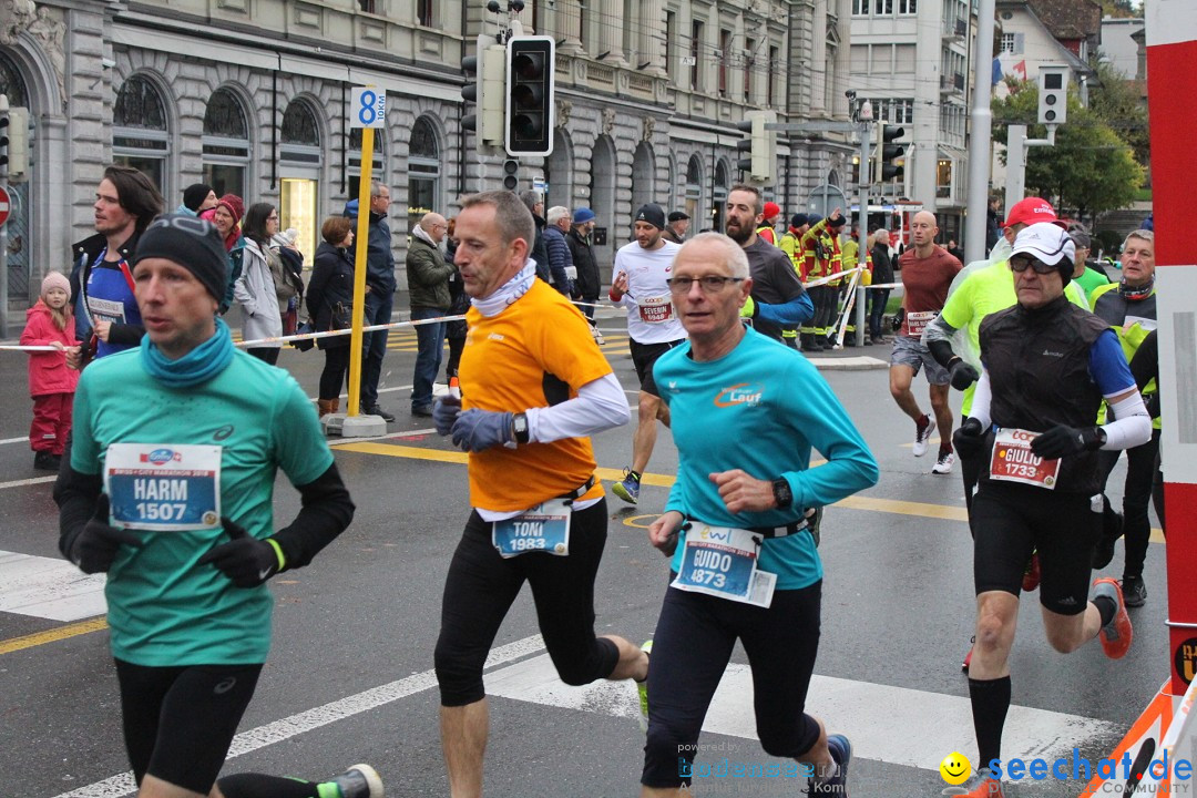 Swiss City Marathon: Lucerne Luzern Schweiz Switzerland, 28.10.2018