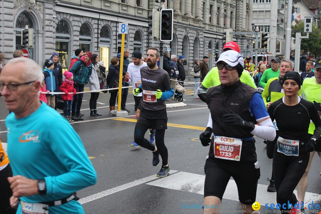 Swiss City Marathon: Lucerne Luzern Schweiz Switzerland, 28.10.2018