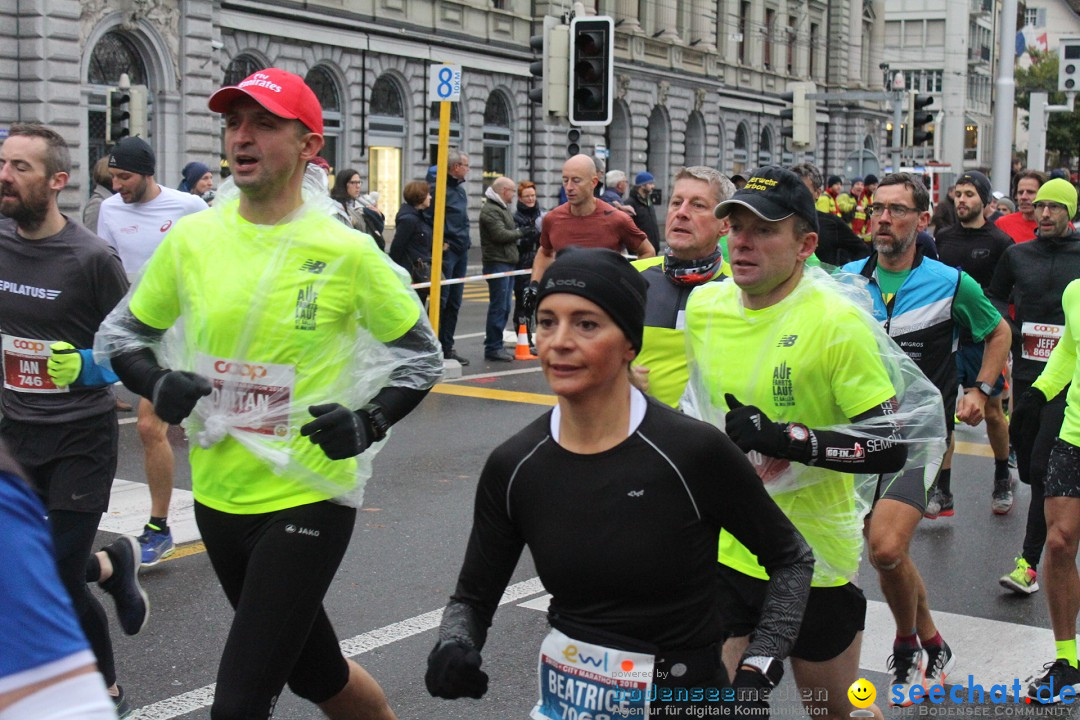 Swiss City Marathon: Lucerne Luzern Schweiz Switzerland, 28.10.2018