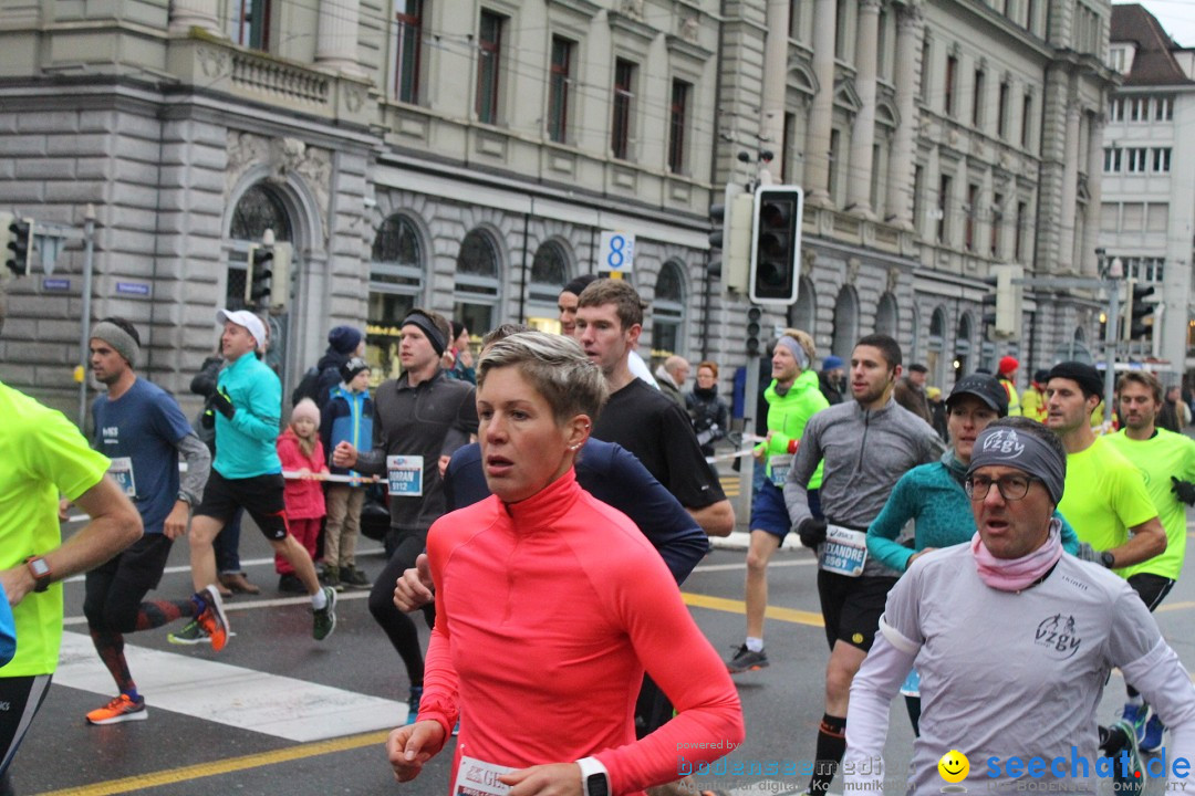 Swiss City Marathon: Lucerne Luzern Schweiz Switzerland, 28.10.2018