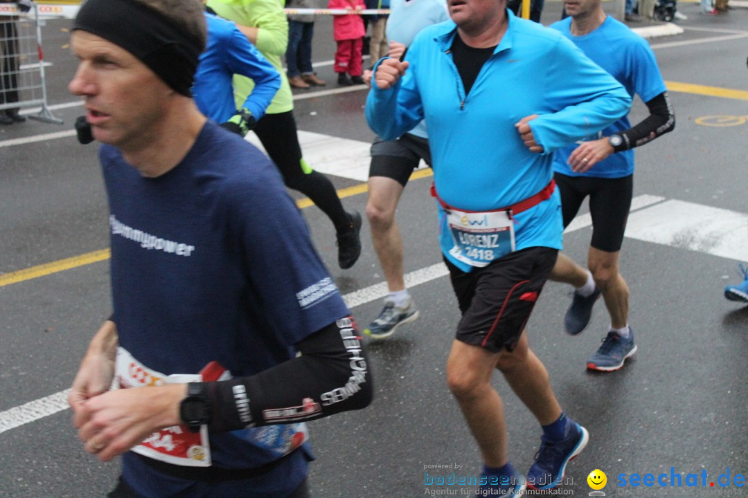 Swiss City Marathon: Lucerne Luzern Schweiz Switzerland, 28.10.2018