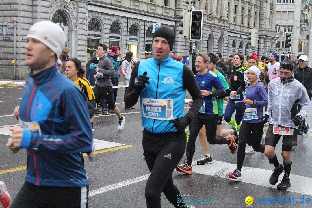 Swiss City Marathon: Lucerne Luzern Schweiz Switzerland, 28.10.2018