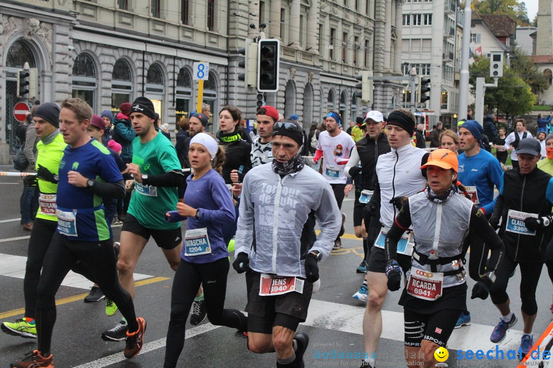 Swiss City Marathon: Lucerne Luzern Schweiz Switzerland, 28.10.2018