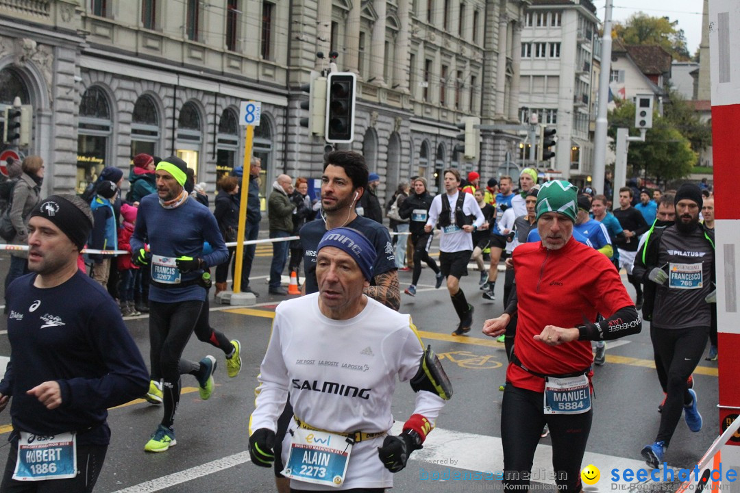 Swiss City Marathon: Lucerne Luzern Schweiz Switzerland, 28.10.2018