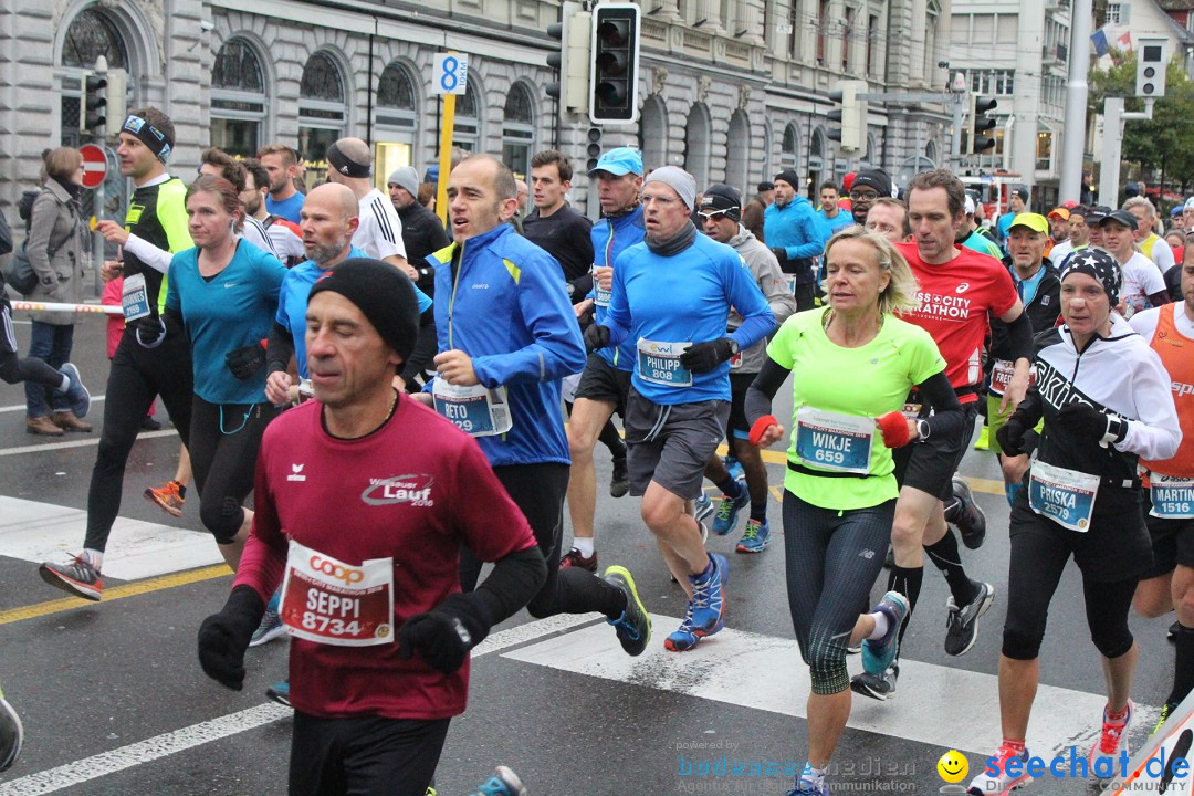 Swiss City Marathon: Lucerne Luzern Schweiz Switzerland, 28.10.2018