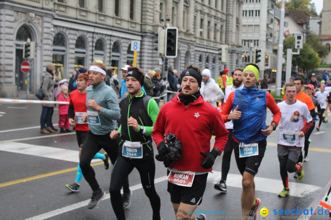 Swiss City Marathon: Lucerne Luzern Schweiz Switzerland, 28.10.2018