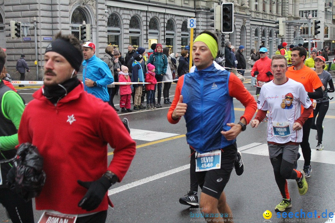 Swiss City Marathon: Lucerne Luzern Schweiz Switzerland, 28.10.2018