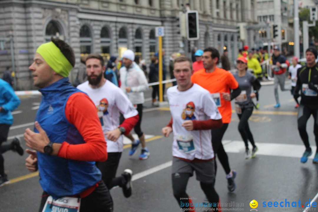 Swiss City Marathon: Lucerne Luzern Schweiz Switzerland, 28.10.2018