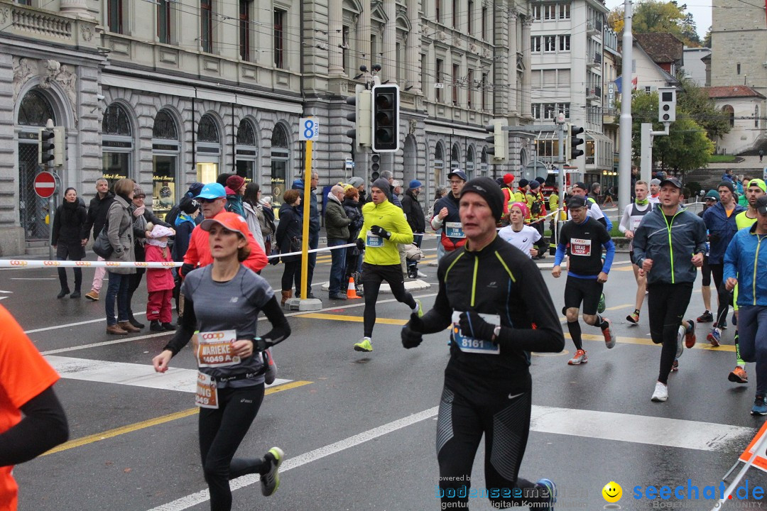 Swiss City Marathon: Lucerne Luzern Schweiz Switzerland, 28.10.2018