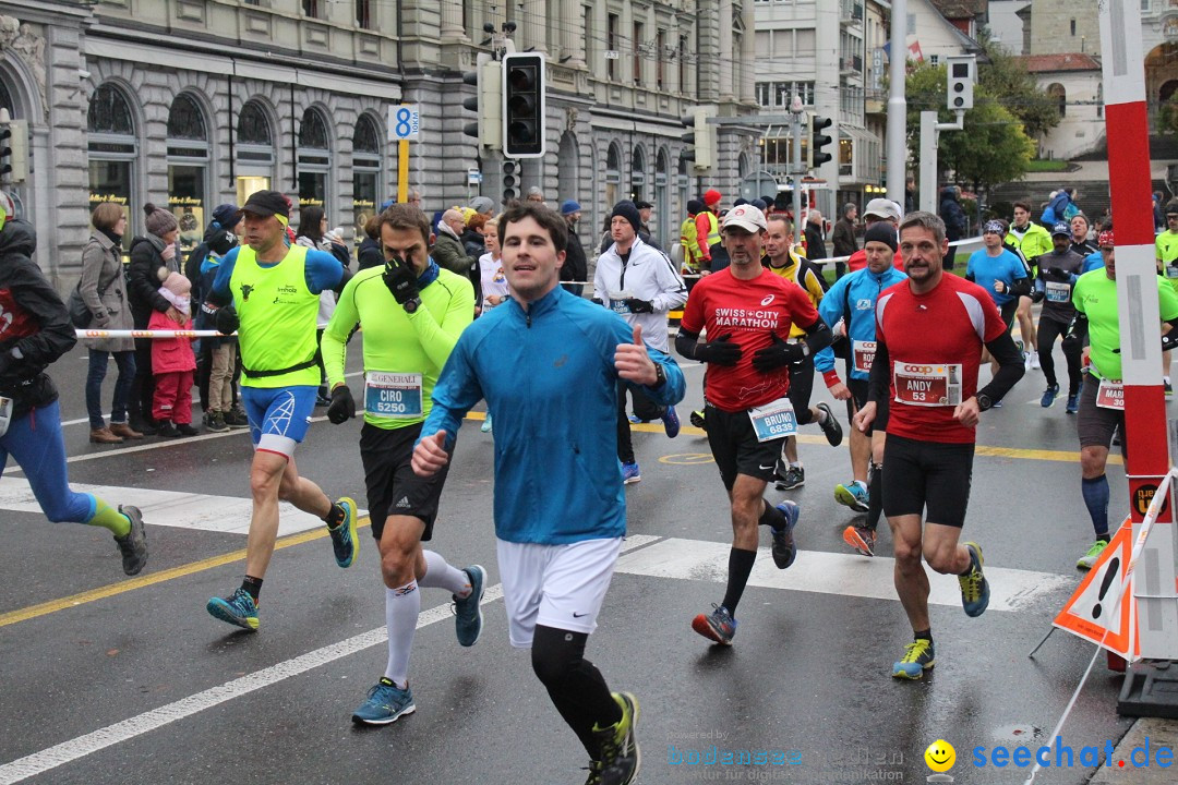 Swiss City Marathon: Lucerne Luzern Schweiz Switzerland, 28.10.2018