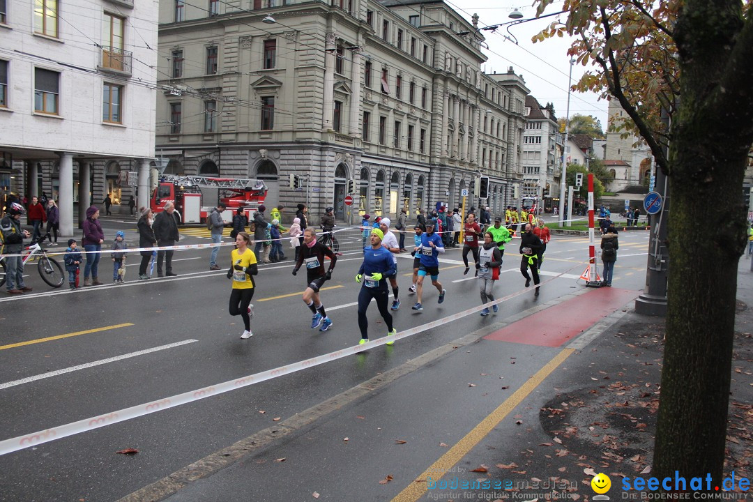 Swiss City Marathon: Lucerne Luzern Schweiz Switzerland, 28.10.2018